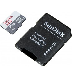 Micro SDHC Ultra Sandisk 16GB 016G-GN3MA
