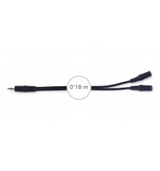 Cable audio jack 3'5 mm 0'18 m AA-465