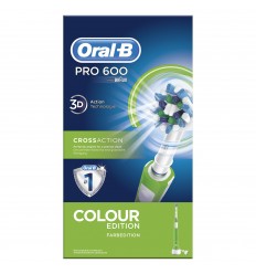 Oral-B PRO 600 CrossAction Adulto Cepillo dental giratorio Verde
