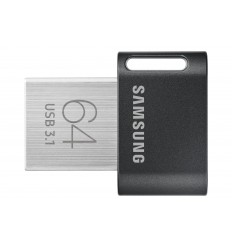 Samsung MUF-64AB unidad flash USB 64 GB USB tipo A 3.2 Gen 1 (3.1 Gen 1) Negro, Acero inoxidable