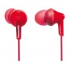 Panasonic RP-HJE125E-R auricular y casco Auriculares Dentro de oído Rojo