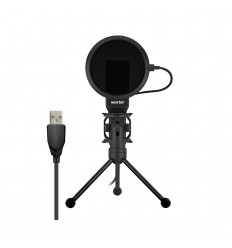 Microfono Woxter Mic Studio 60 WE26-026 Negro USB 