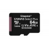 Kingston Technology Canvas Select Plus memoria flash 64 GB MicroSDXC UHS-I Clase 10