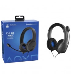 Auricular Gaming LVL 40 CABLE GRIS PS4