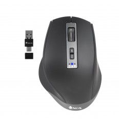 NGS BLUR-RB ratón Ambidextro Bluetooth Óptico 3200 DPI