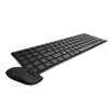 Rapoo 9300M teclado Bluetooth QWERTY Inglés Negro