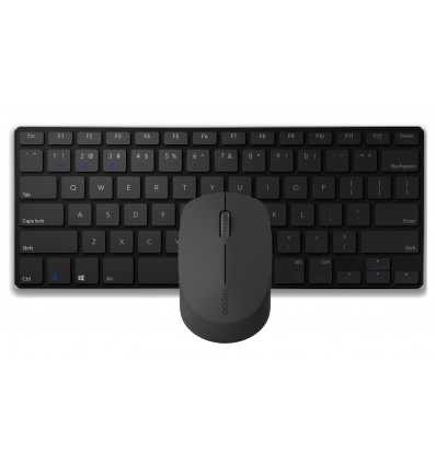 Rapoo - 8210M teclado Ratón incluido Bluetooth QWERTY Negro