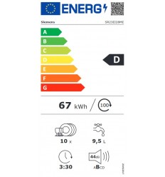 LAVAVAJILLAS SIEMENS SR23EI28ME INOX 10 CUBIERTOS