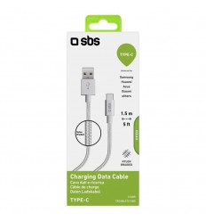 Cable USB SBS 2.0 TIPO C 1.5M TECABLETC15BS