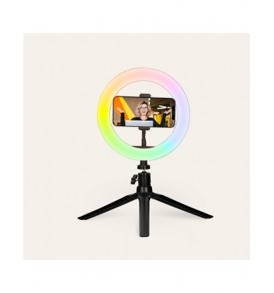 Aro Luz Ksix BXYOUTUB01C Colores Tripode