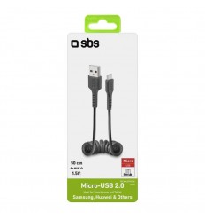 Cable USB SBS 2.0 TIPO A 0.5M TECABLEMICROSK