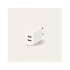 Cargador Red USB KSIX BXCDU2U Blanco