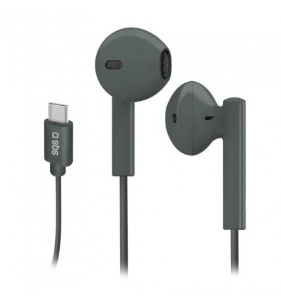 Auriculares USB-C SBS TEEARTYCMIX65G Gris