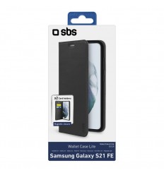 Funda Libro SBS TEBKLITESAS21FEK Negro Samsung Galaxy S21 FE
