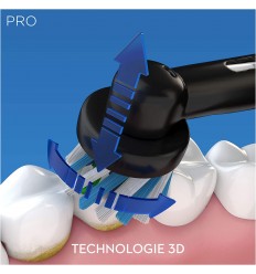 Cepillo Dental Braun Oral-B PRO1 750 Negro