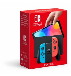 Consola Nintendo Switch OLED Azul/Rojo Neón