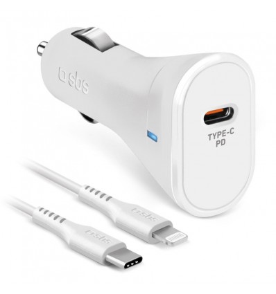 Cargador Coche SBS TECRKITPD20LIGW C-Light