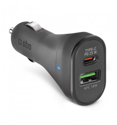 Cargador Coche SBS TECRPD25W