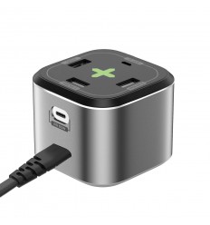 Celly PS2USBC65W cargador de dispositivo móvil Gris Interior