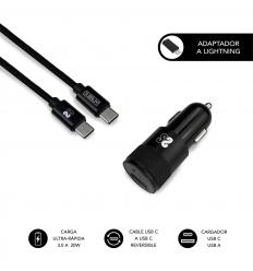 CARG COCHE SUBBLIM PD20W+CABLEC TO C/LIGHT BLACK