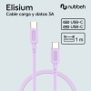 Cable Nubbeh 1M 3A Tipo C+C NBTCABLCCP1 Lila