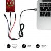 Cable Subblim 3EN1 Micro USB+TipoC+Lightning