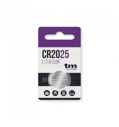 PILA LITIO BOTON TM CR2025 1UD CR2025TME 3V
