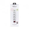 REGLETA DCU 4 TOMAS + 3 USB 37400104