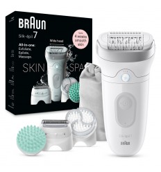 Braun Silk-épil 7 7-081 depiladora 40 pinzas Blanco