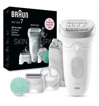 Braun Silk-épil 7 7-081 depiladora 40 pinzas Blanco