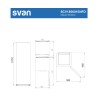 Cong. Vertical SVAN SCV185601ENFD 185cm Inox