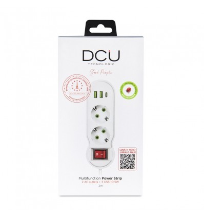 REGLETA DCU 2 TOMAS+3 USB 37400102