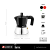 Cafetera 9 Tazas MONIX Inox M863009 INDU Negra