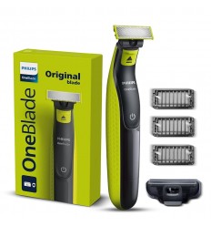 Philips Norelco OneBlade QP2724/10 afeitadora Máquina de afeitar de láminas Recortadora Gris, Cal