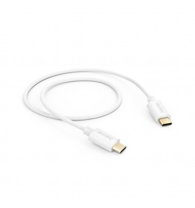 Hama | Cable de carga, USB-C - USB-C, 1 m, Blanco